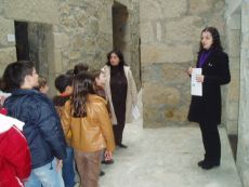 Visitas guiada � exposi��o